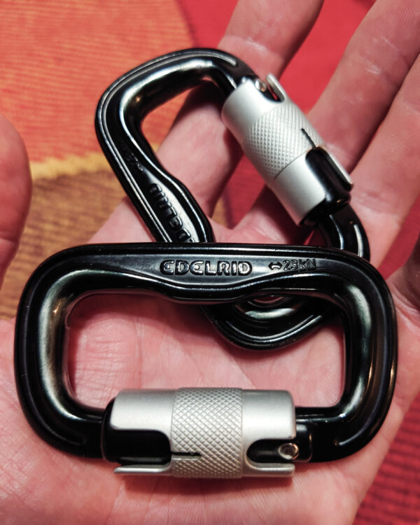 EDELRID carabiners (pair)